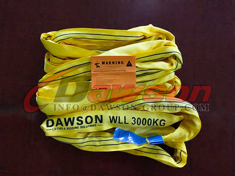 Eslingas redondas 3T, Eslingas redondas de poli&eacute;ster de 3000 kg - Dawson Group Ltd. - Fabricante, proveedor, f&aacute;brica de China