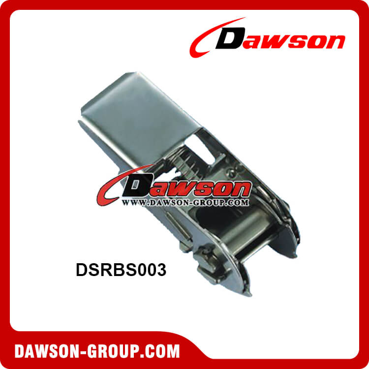 DSRBS003 BS 800KG / 1760LBS Fivela de catraca de aço inoxidável de 1 &quot;