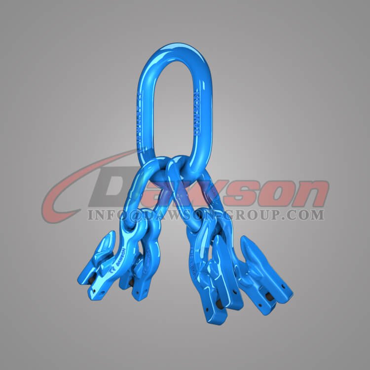 Conjunto de elo mestre grau 100 para eslingas de corrente + gancho de fixa&ccedil;&atilde;o ocular grau 100 com fixa&ccedil;&atilde;o de manilha &times; 4 Dawson Group Ltd. - Fabricante, fornecedor, f&aacute;brica na China