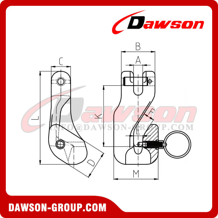 DS871 G80 クレビス角度調整器フック - Dawson Group Ltd. - 中国メーカー、サプライヤー