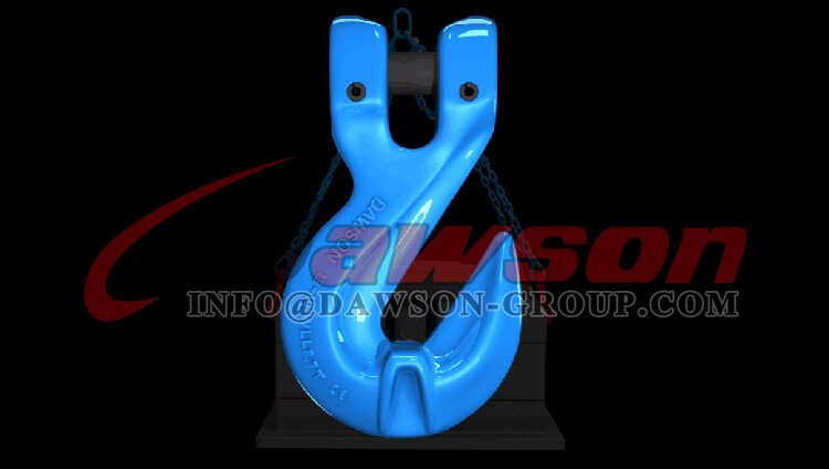 Aplica&ccedil;&atilde;o de gancho de garra de ber&ccedil;o de encurtamento de manilha G100 para lingas de corrente - Dawson Group Ltd.