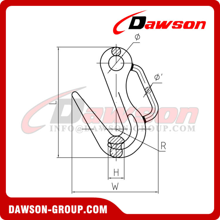 DS896 G80 La clasificaci&oacute;n del gancho - Dawson Group Ltd. - Fabricante, f&aacute;brica de China