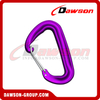 Gancho mosquetón de aleación de aluminio 7075 DS7802S, hebilla para escalada en roca