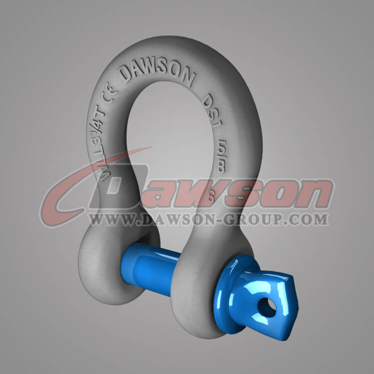 Dawson Brand Hot Dip Galvanized US Type Bow Shackle with Screw Pin - Dawson Group Ltd. - China Manufacturer, Supplier, Factory Dawson Brand Hot Dip المجلفن نوع القوس تكبل الولايات المتحدة مع دبوس لولبي - Dawson Group Ltd. - الصين الصانع والمورد والمصنع