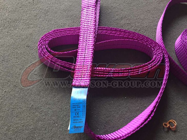 WLL 1 トン ポリエステル ウェビング スリング - リフティング スリング - Dawson Group Ltd. - 中国輸出業者、サプライヤー