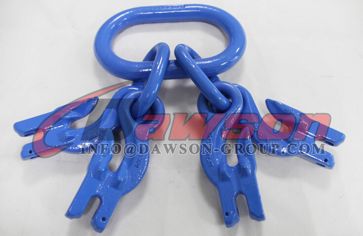 Conjunto de elo mestre G100 com 4 ganchos de olhal G100 com fixa&ccedil;&atilde;o de manilha para ajustar o comprimento da corrente - China Dawson