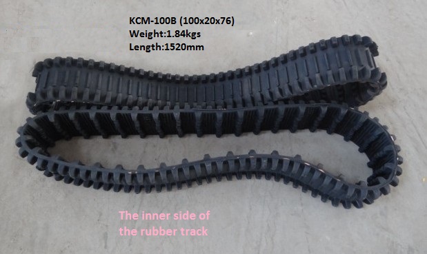Small Rubber Track(100x20x76)