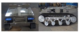 Robot Rubber Track Chasis
