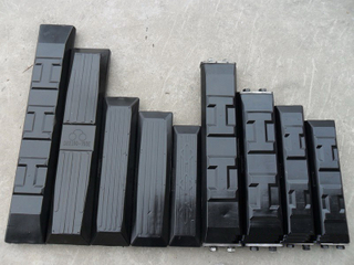 Rubber track shoe pad