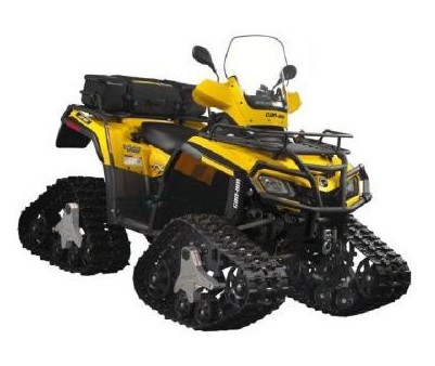 Rubber Track System--aluminum frame
