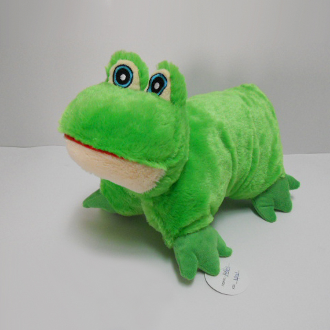 Cute Stuffed Plush Animal Baby Frog Pillow 