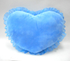 Custom Valentine Plush Love Blue Heart Shaped Cushion Pillow 