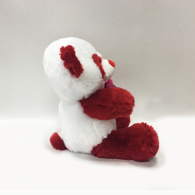 New Design Custom Cute Plush Panda Toy with Candy Holder 