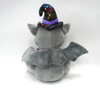 Kids Easter Basket with Grey Bat Plush Soft Toy Gift