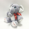 Stuffed Elephant Toys Lovely Soft Grey Valentine Plush Elephant