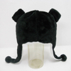 Soft Plush Toy Black Bear Winter Hat for Kids