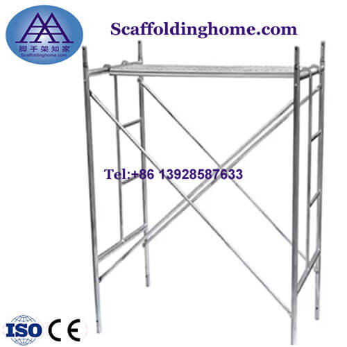 Customized Tubular Steel H Frame Scaffolding For Building