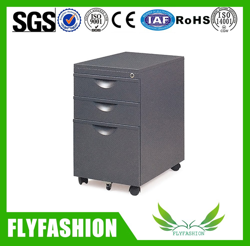 Removable Cabinet Furniture 3 doors Steel Locker Drawer Cabinet with Wheels( ST-12)
