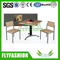 wooden home furniture metal frame dining table with chair(DT-14)