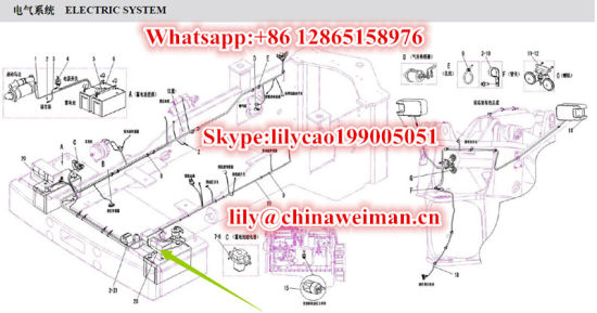 Sdlg LG933 LG936 LG938 Wheel Loader Spare Parts Rear Lamp Lrtd-24V 4130000213