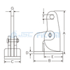 Horizontal Lifting Clamp, Item Code: 107###, 108### (Capacity: 200-10000 kg)