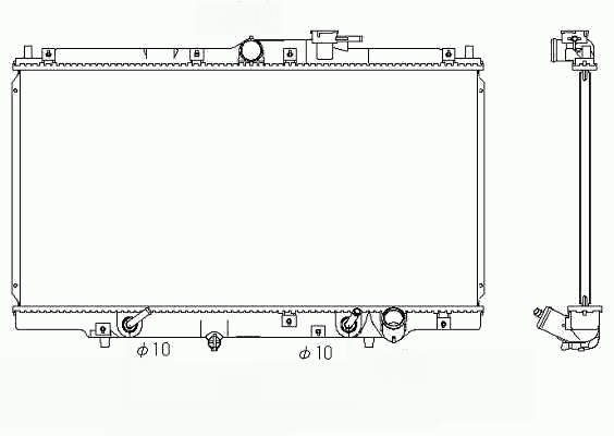 Radiator for HONDA