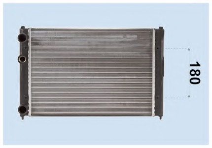 Radiator for audi