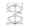 Brake pad for CITROEN