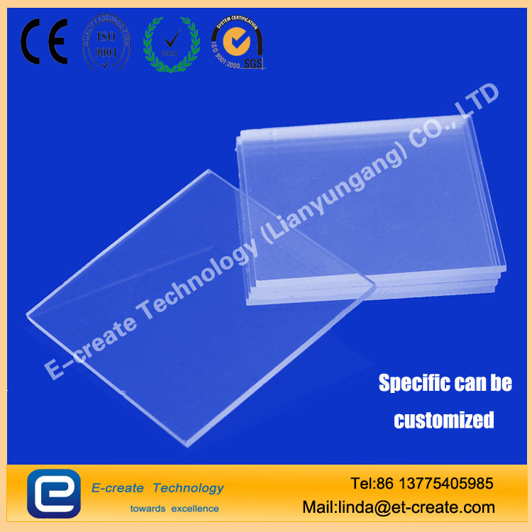 Quartz sheet quartz optical film observation window film UV substrate high temperature and high temperature quartz window custom