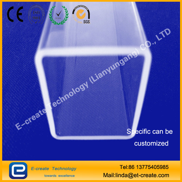 Borosilicate Large Ratio Rectangular Tubing