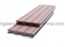 Decking en plastique en bois du compos&eacute; WPC d'installation commode recyclable pour l'Europe