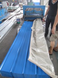 Prix bleu de tuile de toiture de mer des feuilles PPGI /PPGL de toit en m&eacute;tal