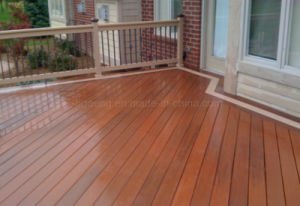 Decking de WPC/rev&ecirc;tement de mur/planche compos&eacute;e en bois d'&eacute;preuve de l'eau de Vinyle