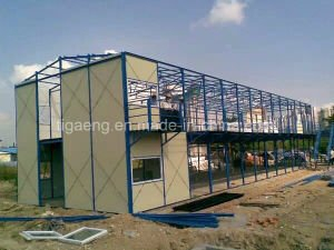 Casa prefabricada del plan del dormitorio del trabajo de la buena calidad con el certificado del Ce