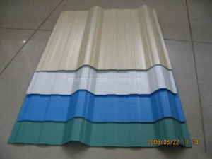 JIS G3322 Aluzinc a enduit la feuille de toiture/tuile de toiture enduite d'une premi&egrave;re couche de peinture de PPGI