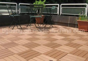 &Eacute;tage imperm&eacute;able &agrave; l'eau r&eacute;sistant au feu de Decking de WPC pour le jardin