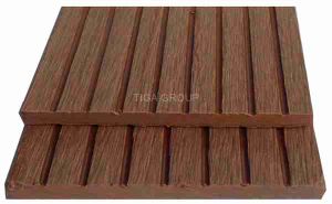 Panneau de mur ext&eacute;rieur Anti-UV de WPC/panneau de mur compos&eacute; PE en bois ext&eacute;rieur