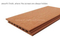 Panneau de mur de WPC/Decking de Vinyle/rev&ecirc;tement en bois ext&eacute;rieurs de plancher/mur