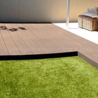 Plancher compos&eacute; de la couleur WPC de polym&egrave;re en bois durable de Decking