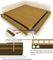 Ajustement de Faux de Decking en bois ext&eacute;rieur du plancher WPC Nice pour le balcon