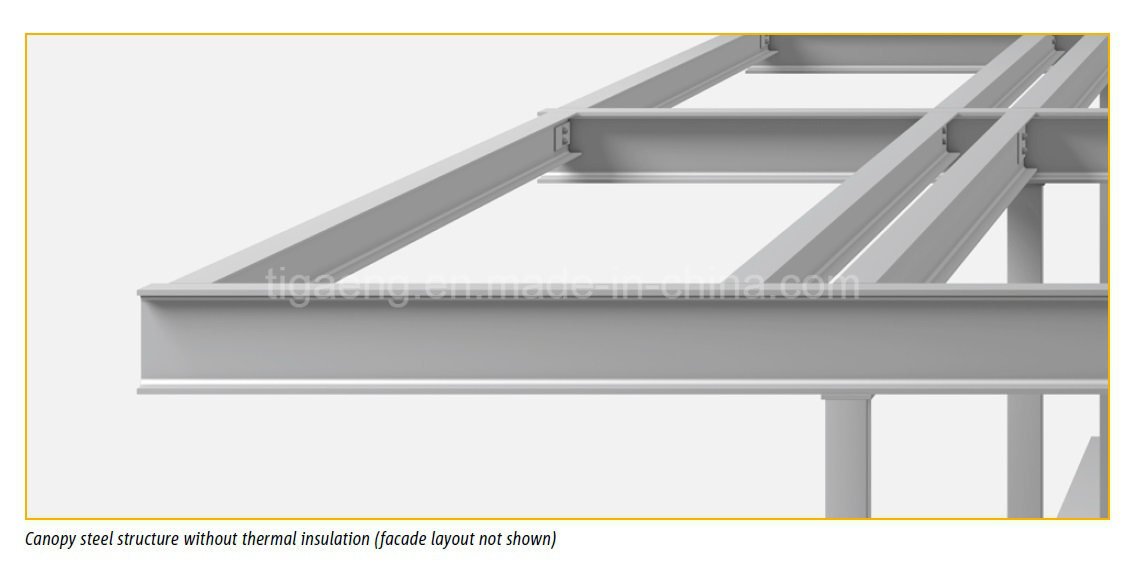 Good Quality Heavy-Duty Workshop/Euro Steel Structure Project for Sierra Leone