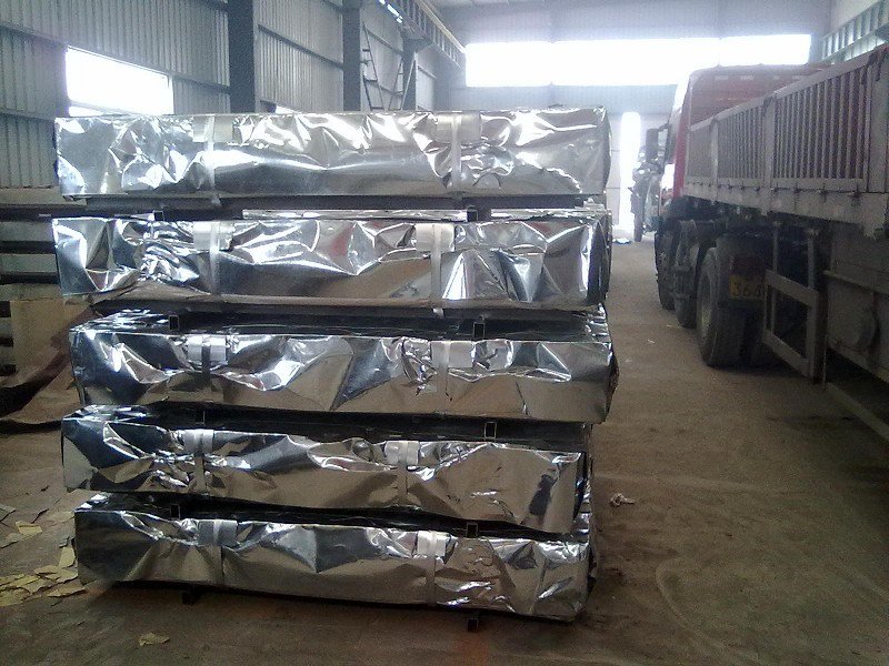 Feuille De Toit Galvanisee Corrugated Galvanized Steel Sheets/Wave Zinc Coated Roof Tile