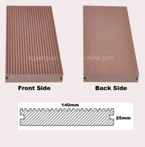 Suelos impermeables del Decking de madera compuesto ULTRAVIOLETA anti WPC