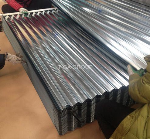 Corrugated Zinc Coated Metal Plate Galvanized Steel Sheet for Roof and Wall