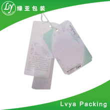 Fashion custom logo cardboard hangtag for clothing