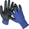 DARK BLUE PU GLOVES