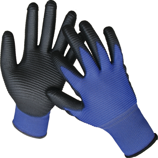DARK BLUE PU GLOVES