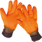 ORANGE PVC GLOVES 