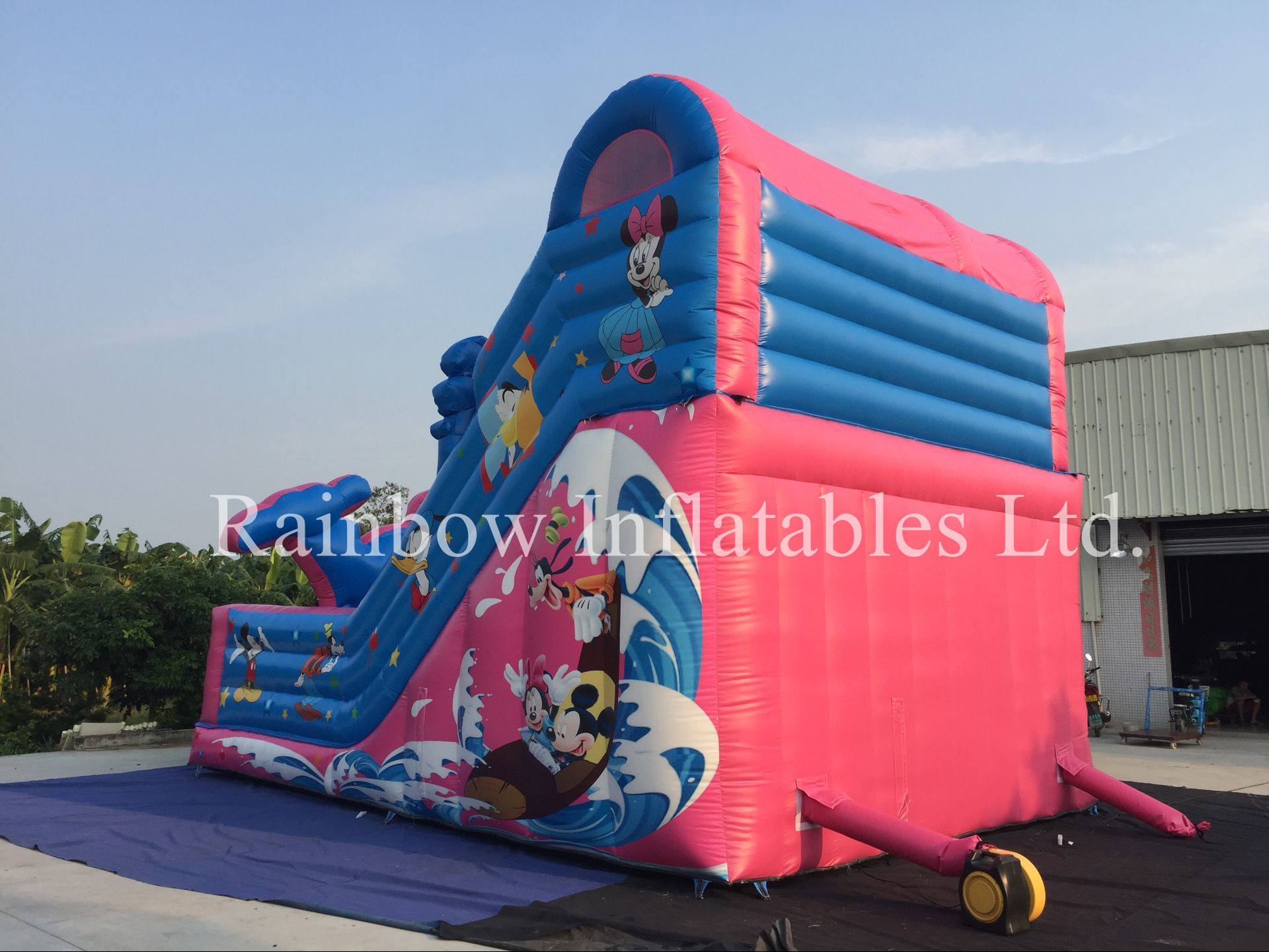 RB6073（9x6m） Inflatable Customize Cartoon Theme Slide for Kids and Children, Inflatable High Slide