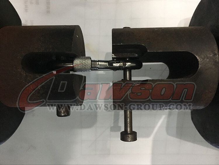 Prueba de gancho de seguridad con ojal y tornillo con revestimiento de zinc - Dawson Group Ltd. - Fabricante, proveedor y f&aacute;brica de China